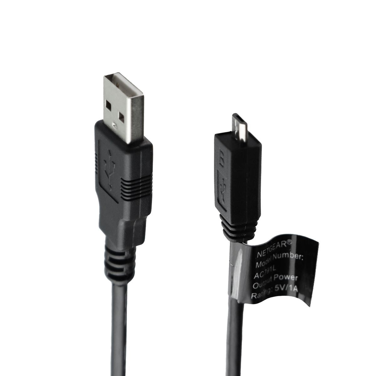 NETGEAR Micro-USB to USB Cable - Black Cell Phone - Cables & Adapters Netgear - Simple Cell Bulk Wholesale Pricing - USA Seller