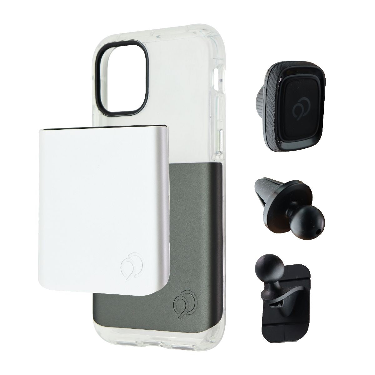 Nimbus9 Ghost 2 Pro Series Case for iPhone 11 Pro - Gunmetal Gray/Pure White Cell Phone - Cases, Covers & Skins Nimbus9 - Simple Cell Bulk Wholesale Pricing - USA Seller