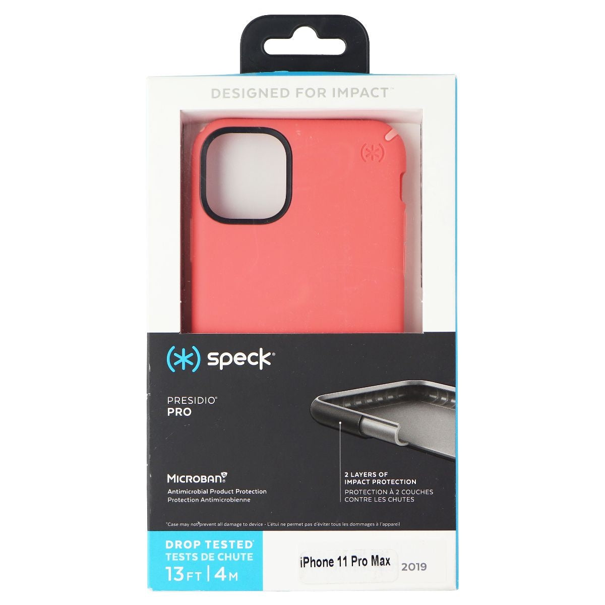 Speck Presidio Pro Series Case for iPhone 11 Pro Max - Parrot Pink/Chiffon Pink Cell Phone - Cases, Covers & Skins Speck - Simple Cell Bulk Wholesale Pricing - USA Seller