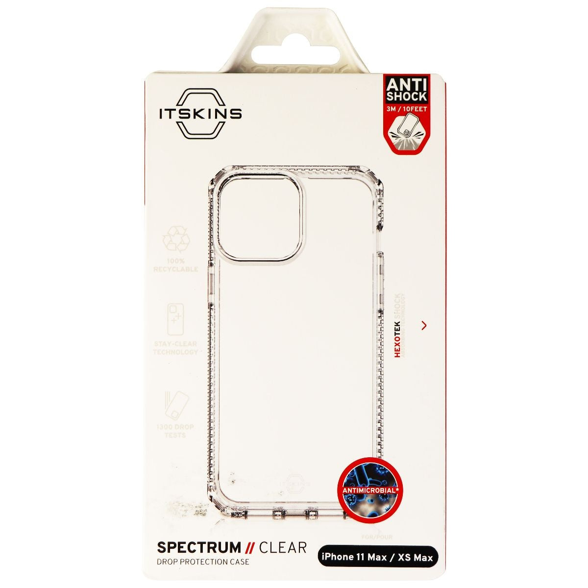 ITSKINS Spectrum Clear Series Case for Apple iPhone 11 Pro Max - Transparent Cell Phone - Cases, Covers & Skins ITSKINS - Simple Cell Bulk Wholesale Pricing - USA Seller