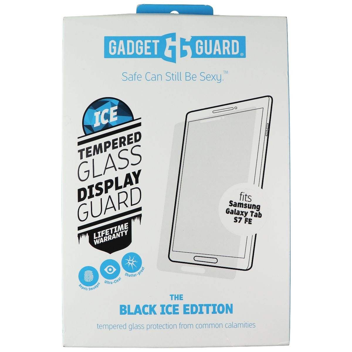 Gadget Guard Black Ice Edition Screen Protector for Samsung Galaxy Tab S7 FE Cell Phone - Screen Protectors Gadget Guard - Simple Cell Bulk Wholesale Pricing - USA Seller