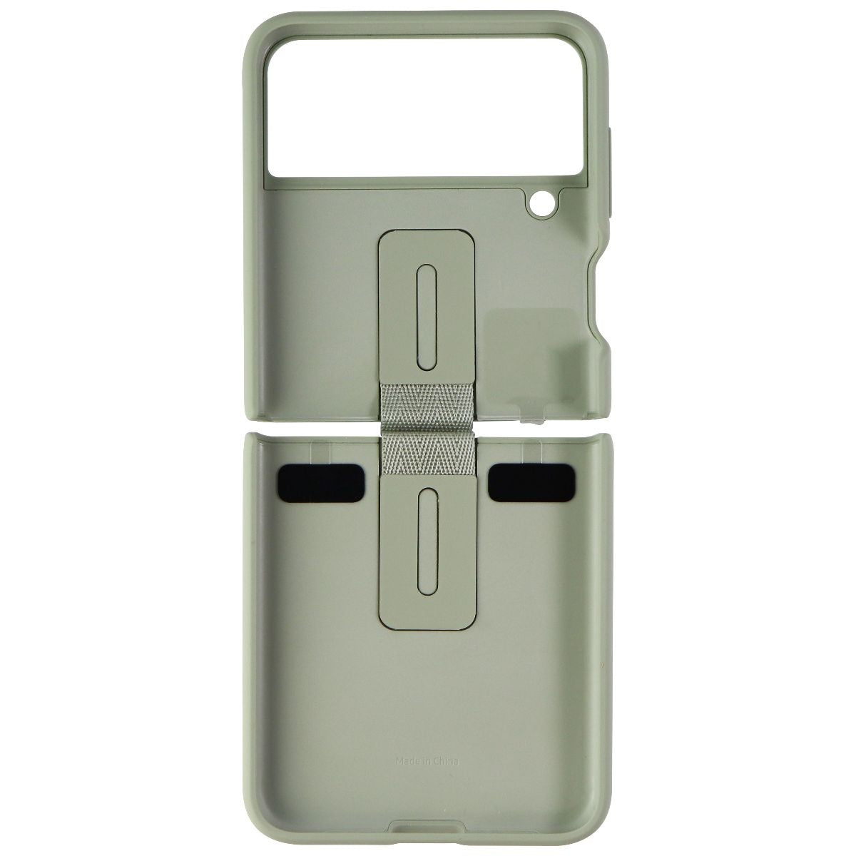 Samsung Silicone Protective Cover with Ring for Galaxy Z Flip3 5G - Olive Green Cell Phone - Cases, Covers & Skins Samsung Electronics - Simple Cell Bulk Wholesale Pricing - USA Seller