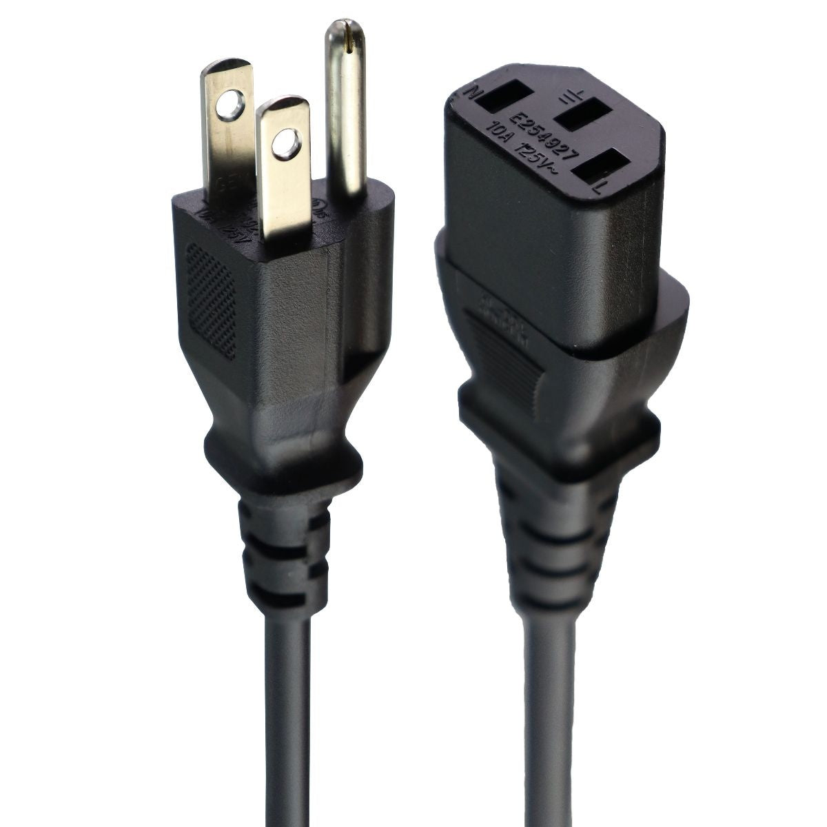 HONGLIN Computer Power Supply Cable (HL-002 E254927) - Black Computer/Network - Plugs, Jacks & Wall Plates Honglin - Simple Cell Bulk Wholesale Pricing - USA Seller