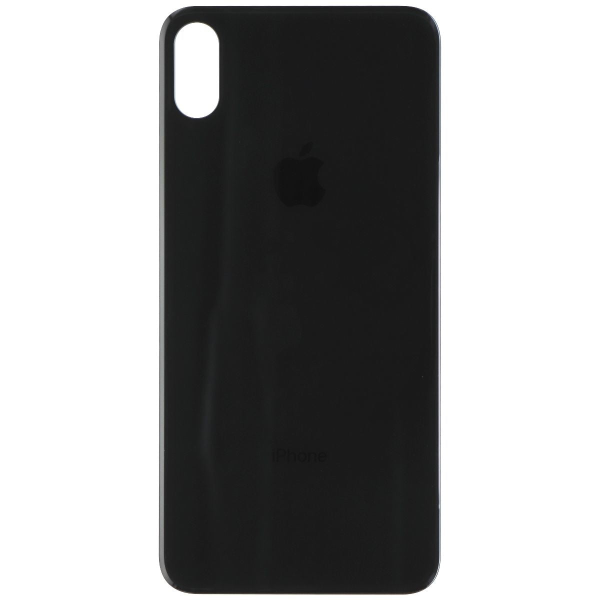 Repair Part - Back Glass Panel for Apple iPhone Xs Max - Black with Logo Cell Phone - Replacement Parts & Tools Unbranded - Simple Cell Bulk Wholesale Pricing - USA Seller