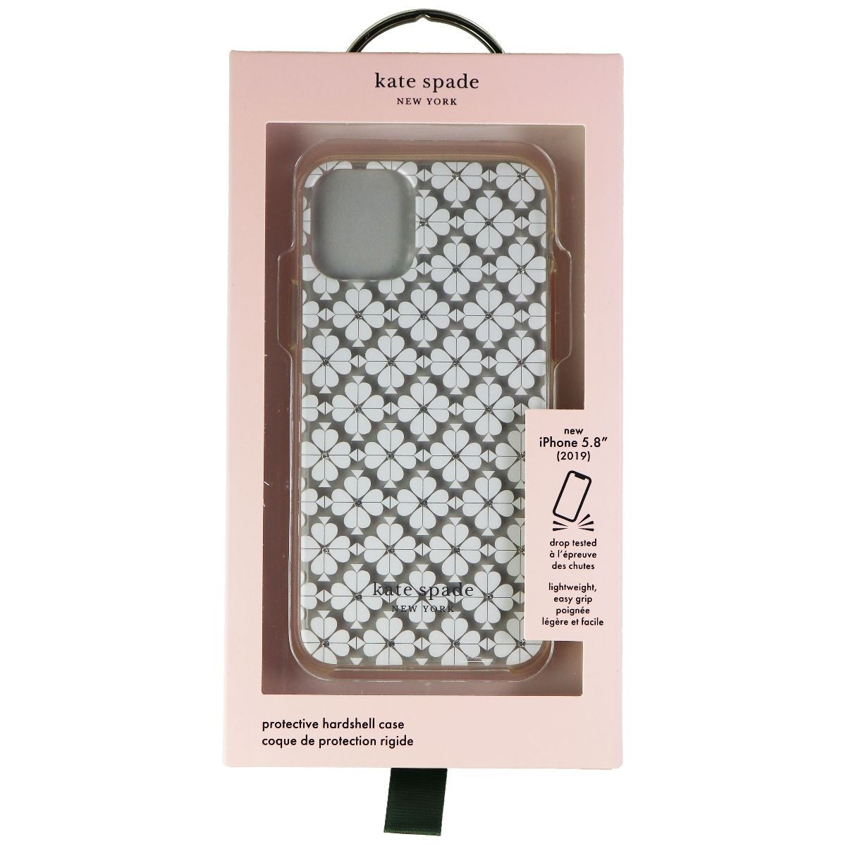 Kate Spade Protective Hardshell Case for Apple iPhone 11 Pro - Spade Flower Cell Phone - Cases, Covers & Skins Kate Spade New York - Simple Cell Bulk Wholesale Pricing - USA Seller