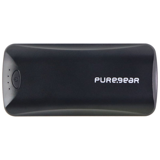 PureGear 5000mAh Portable USB Battery Charger w/ Built-in Flash Light - Black Cell Phone - Chargers & Cradles PureGear - Simple Cell Bulk Wholesale Pricing - USA Seller