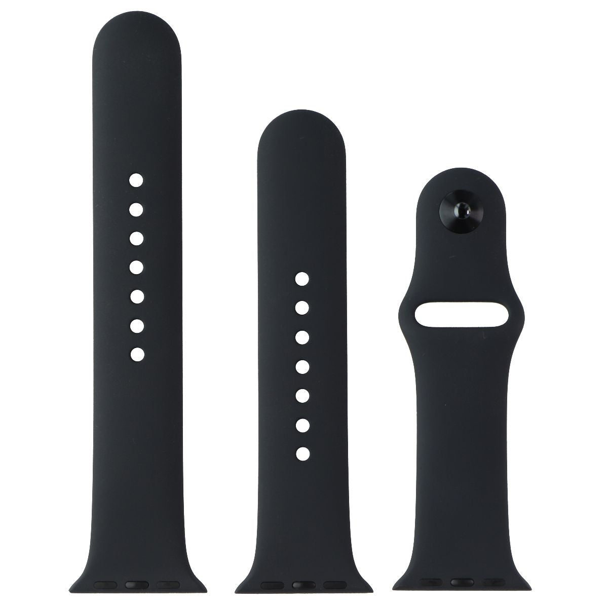 Apple (38mm) Sport Band for Apple Watch 38/40/41mm - Black (1st Gen) Smart Watch Accessories - Watch Bands Apple - Simple Cell Bulk Wholesale Pricing - USA Seller