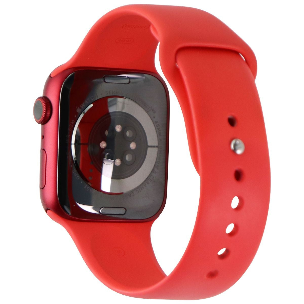 Apple Watch Series 7 (GPS + LTE) A2477 (45mm) Product RED Aluminum / Red Sp Band Smart Watches Apple - Simple Cell Bulk Wholesale Pricing - USA Seller