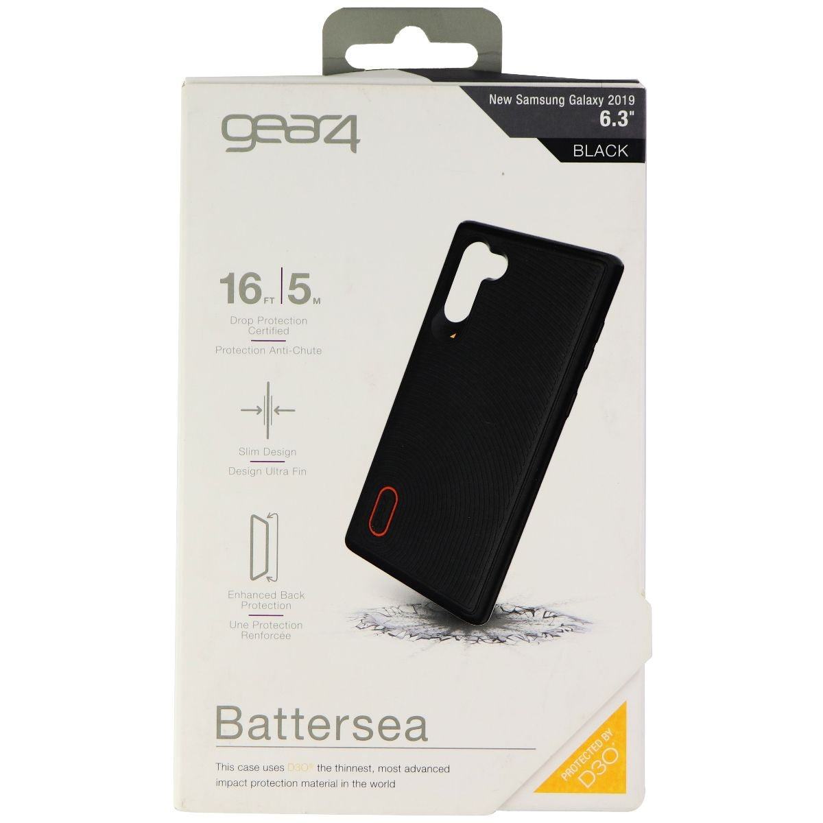 ZAGG Battersea Series Hard Case for Samsung Galaxy Note10 - Black Cell Phone - Cases, Covers & Skins Zagg - Simple Cell Bulk Wholesale Pricing - USA Seller