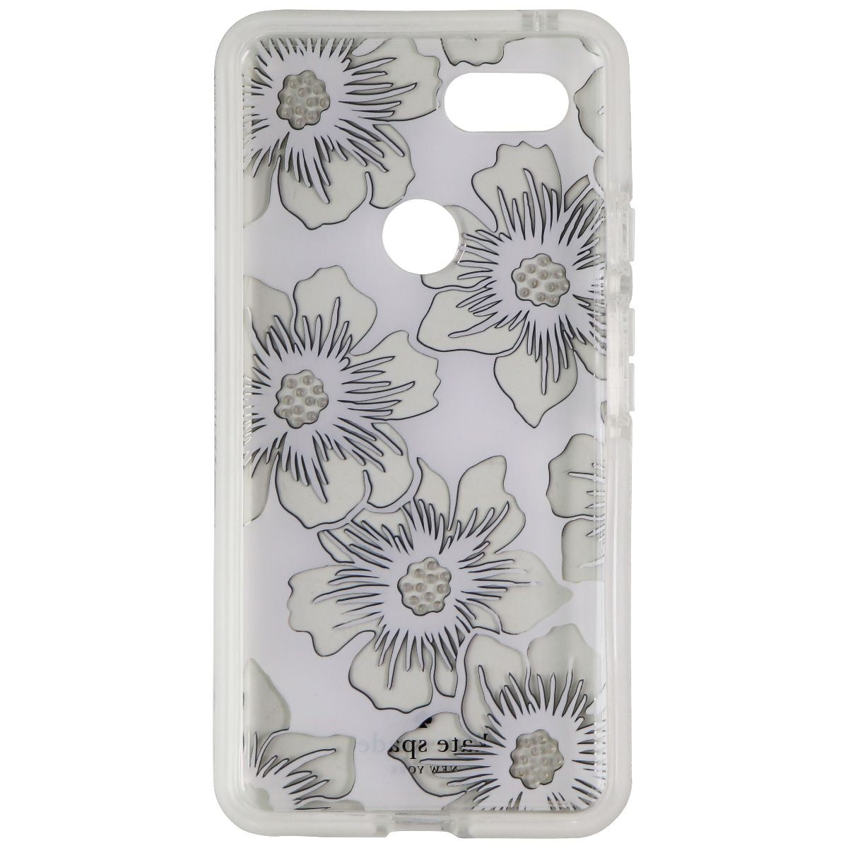 Kate Spade Defensive Hardshell Case for Pixel 3 XL - Reverse Hollyhock/Cream Cell Phone - Cases, Covers & Skins Kate Spade - Simple Cell Bulk Wholesale Pricing - USA Seller