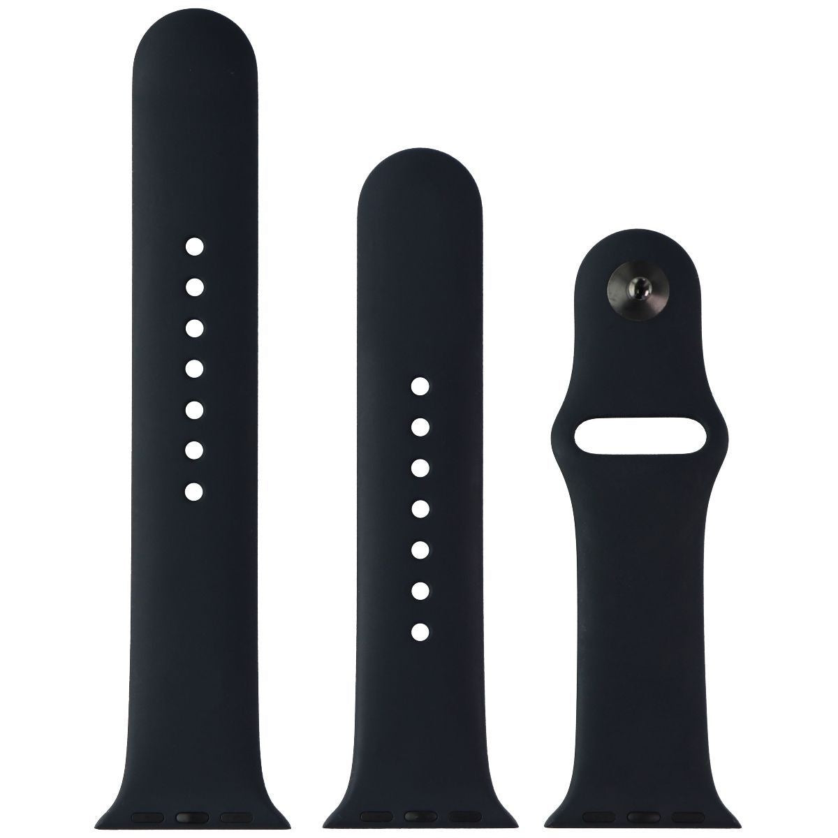 Apple (41mm) Sport Band Full Set for Apple Watch 38/40/41mm - Midnight Smart Watch Accessories - Watch Bands Apple - Simple Cell Bulk Wholesale Pricing - USA Seller