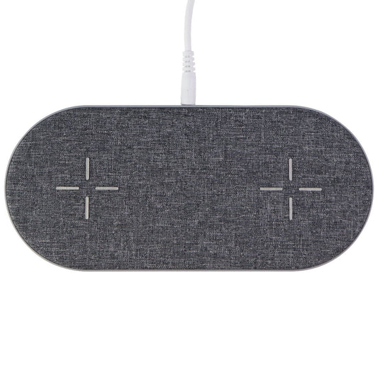 Ventev (20-Watt) Wireless Fast ChargePad Duo for Apple & Samsung - Gray Cell Phone - Chargers & Cradles Ventev - Simple Cell Bulk Wholesale Pricing - USA Seller
