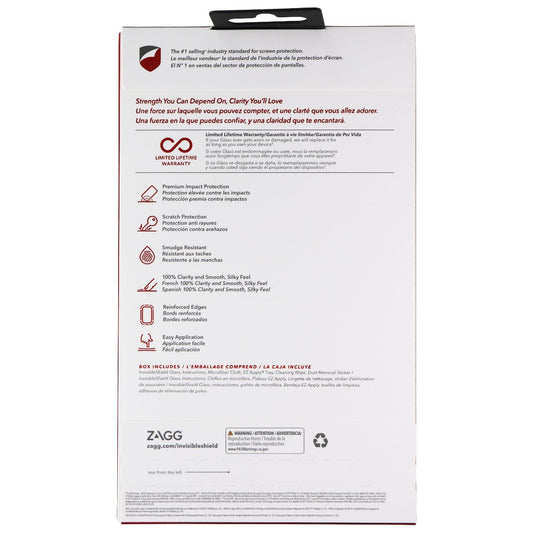 ZAGG Invisible Shield (Glass) Tempered Glass for Samsung Galaxy A20 - Clear Cell Phone - Screen Protectors Zagg - Simple Cell Bulk Wholesale Pricing - USA Seller