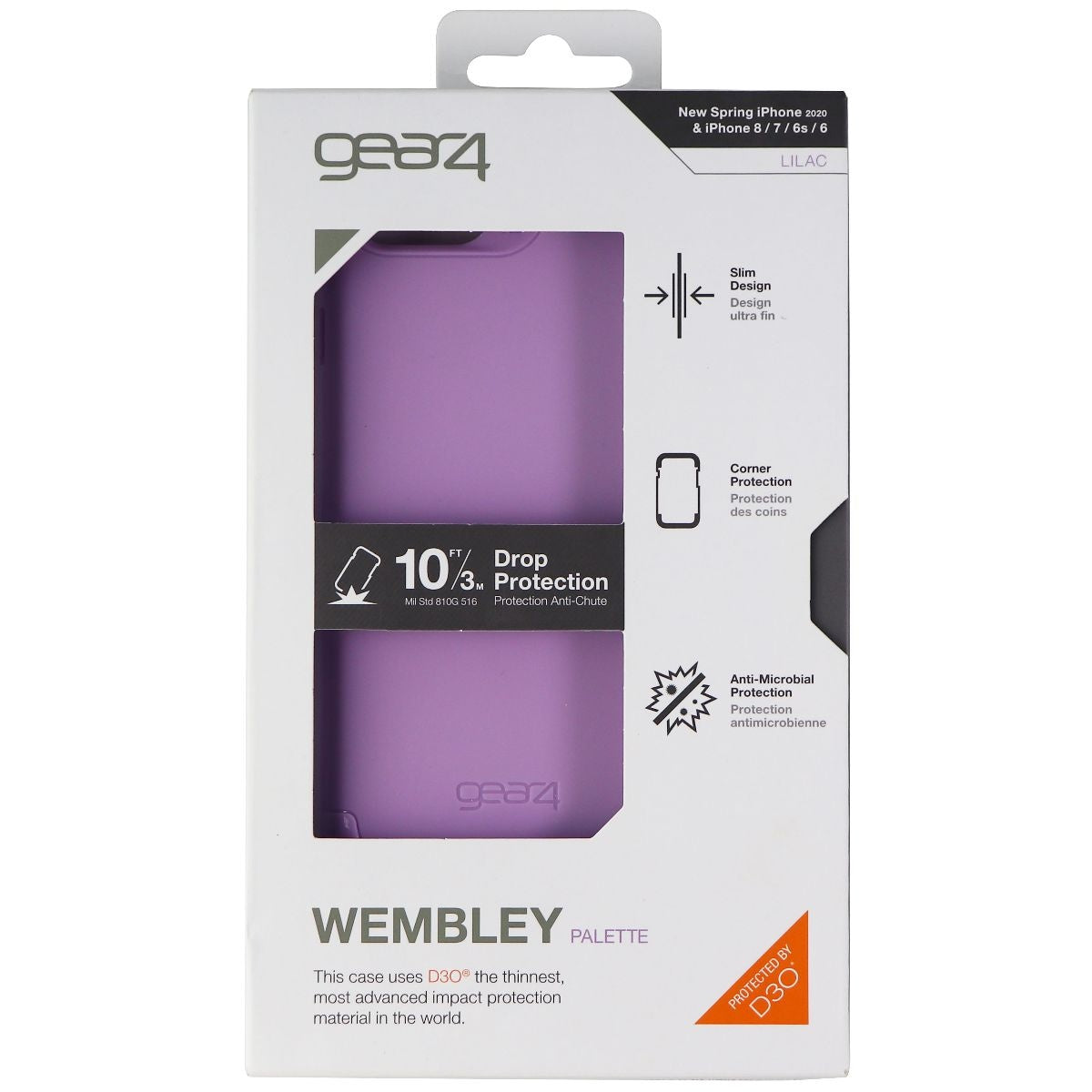 ZAGG Wembley Palette Case for Apple iPhone SE (2nd Gen) 8 / 7 / 6s / 6 - Purple Cell Phone - Cases, Covers & Skins Zagg - Simple Cell Bulk Wholesale Pricing - USA Seller