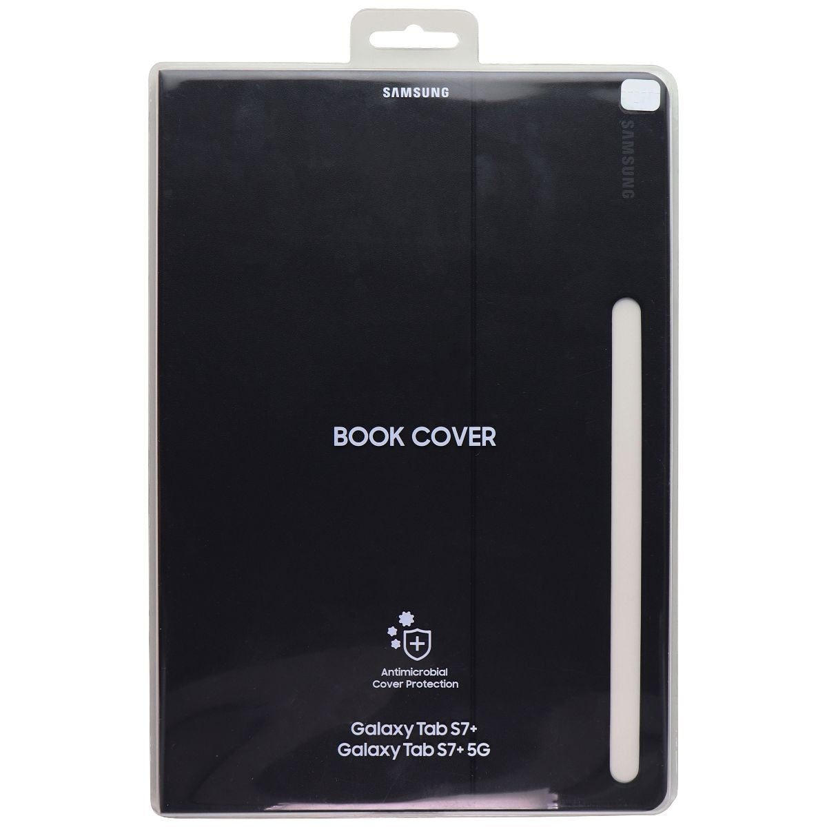 Samsung Official Book Cover for Samsung Galaxy Tab S7+/S7+ 5G - Black iPad/Tablet Accessories - Cases, Covers, Keyboard Folios Samsung - Simple Cell Bulk Wholesale Pricing - USA Seller