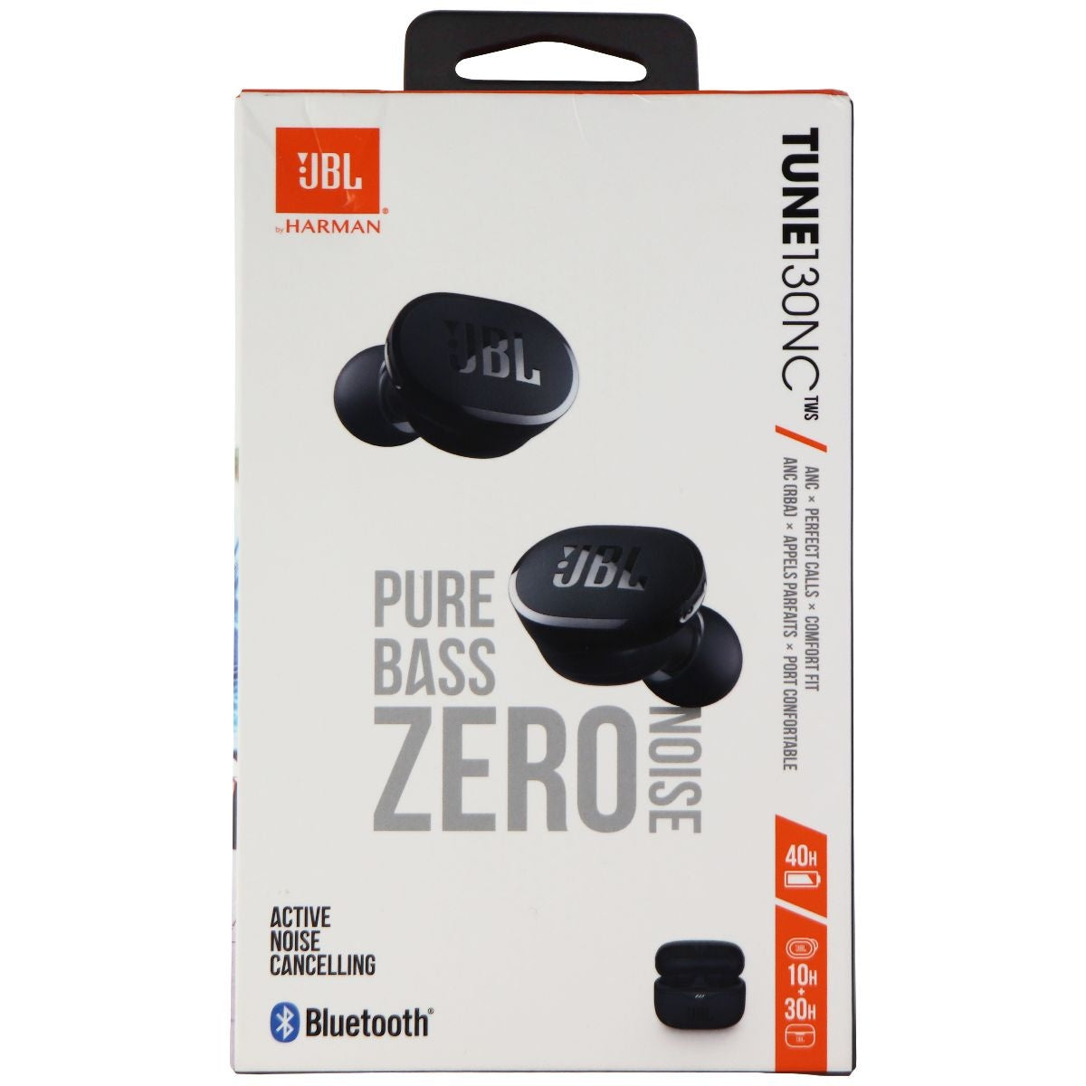 JBL Tune 130NC TWS True Wireless in-Ear Noise Cancelling Headphones - Black Portable Audio - Headphones JBL - Simple Cell Bulk Wholesale Pricing - USA Seller