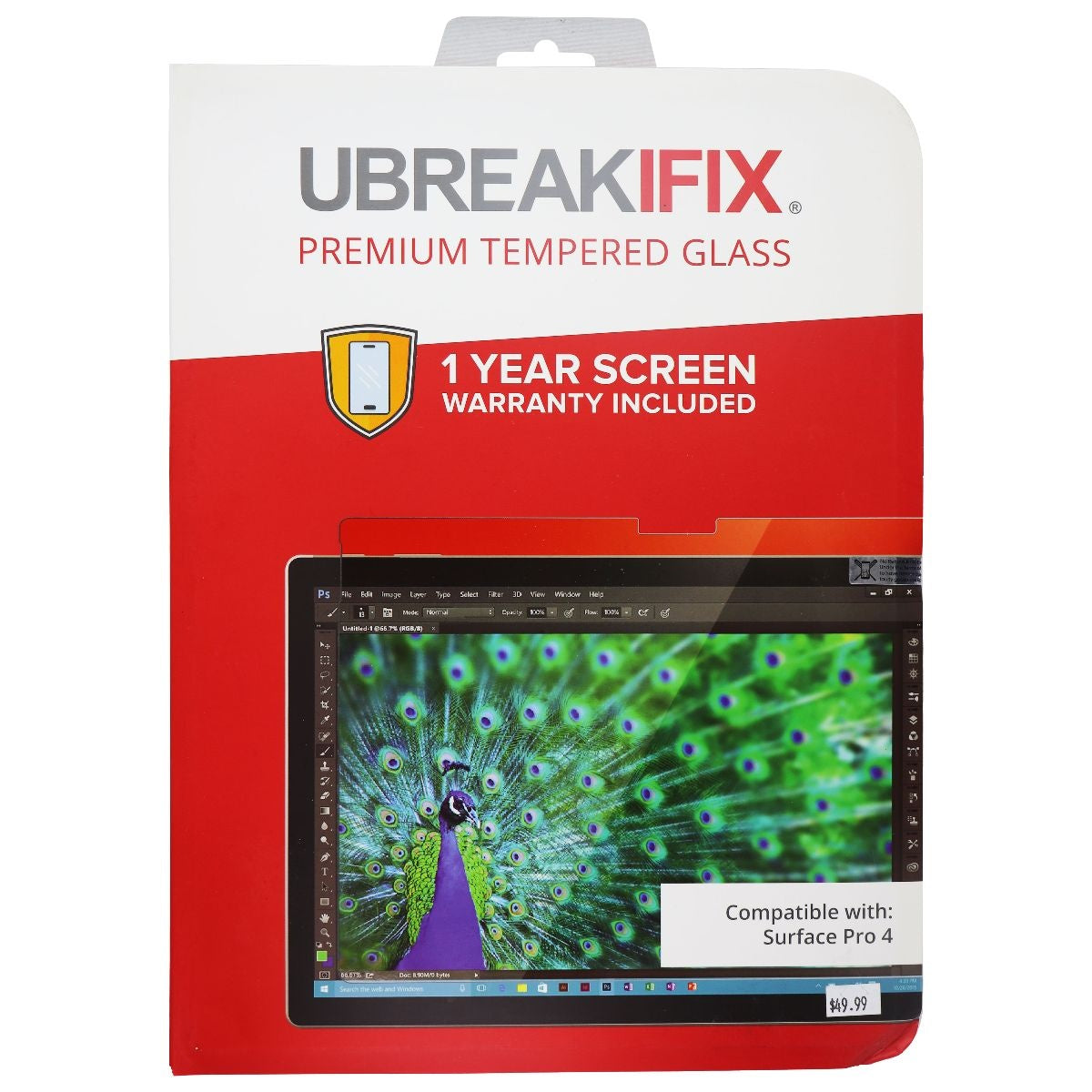UBREAKIFIX Premium Tempered Glass for Microsoft Surface Pro 4 - Clear iPad/Tablet Accessories - Screen Protectors UBREAKIFIX - Simple Cell Bulk Wholesale Pricing - USA Seller