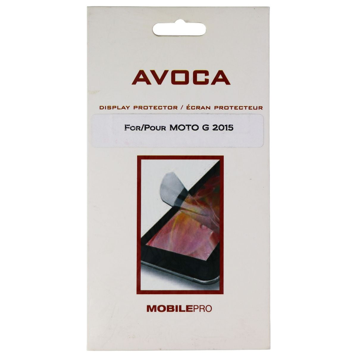 Avoca MobilePro Display Protector for Motorola Moto G (2015) Smartphone - Clear Cell Phone - Screen Protectors Avoca - Simple Cell Bulk Wholesale Pricing - USA Seller