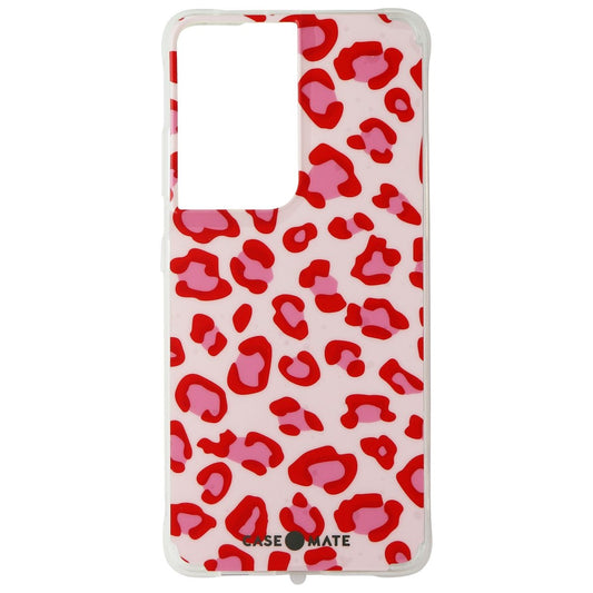 Case-Mate Prints Case for Samsung Galaxy S21 Ultra 5G - Pink Leopard Cell Phone - Cases, Covers & Skins Case-Mate - Simple Cell Bulk Wholesale Pricing - USA Seller