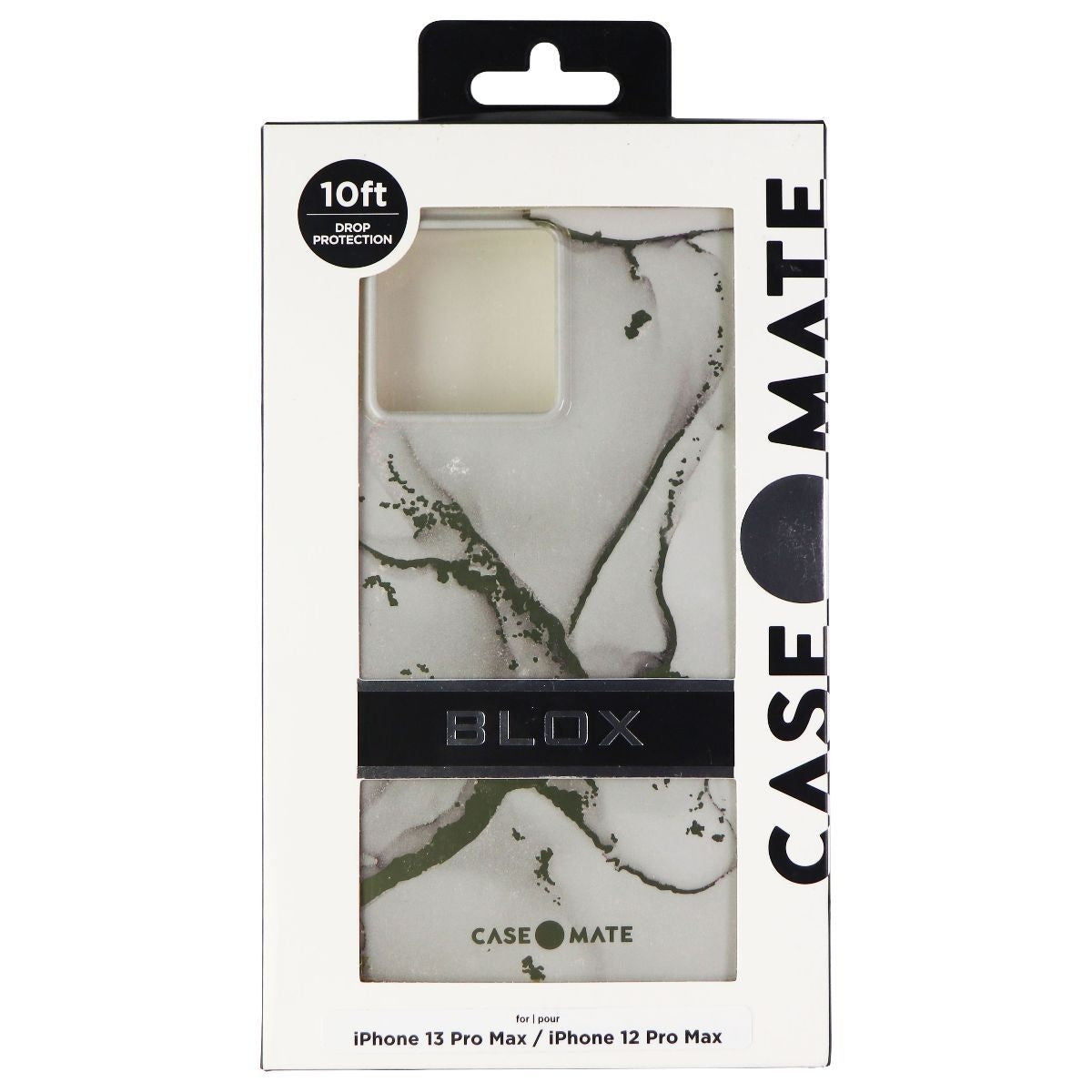 Case-Mate BLOX Series Case for Apple iPhone 13 Pro Max / 12 Pro Max - Fog Marble Cell Phone - Cases, Covers & Skins Case-Mate - Simple Cell Bulk Wholesale Pricing - USA Seller