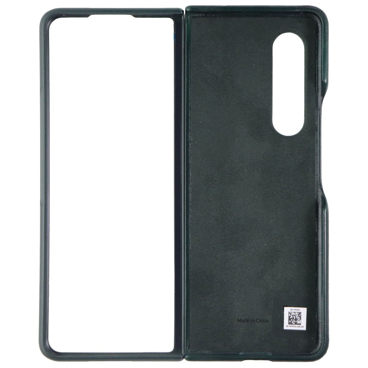 Samsung Leather Protective Cover for Galaxy Z Fold3 5G - Green (EF-VF926LGEGUS) Cell Phone - Cases, Covers & Skins Samsung - Simple Cell Bulk Wholesale Pricing - USA Seller