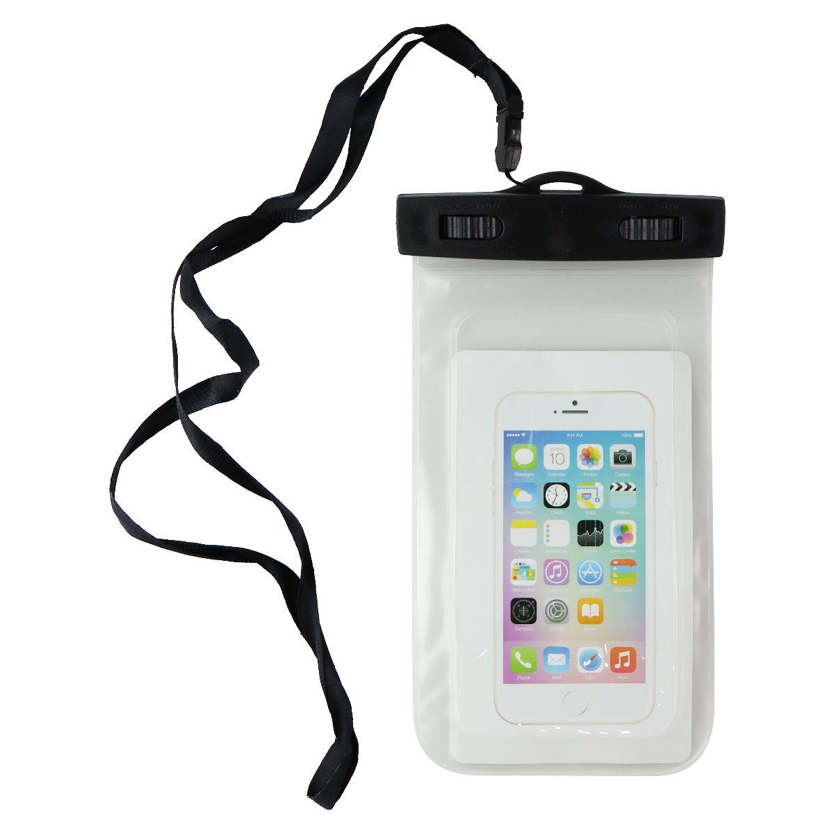 Universal Water Resistant Pouch for Smartphones with Carrying Cord - Clear Cell Phone - Cases, Covers & Skins Unbranded - Simple Cell Bulk Wholesale Pricing - USA Seller