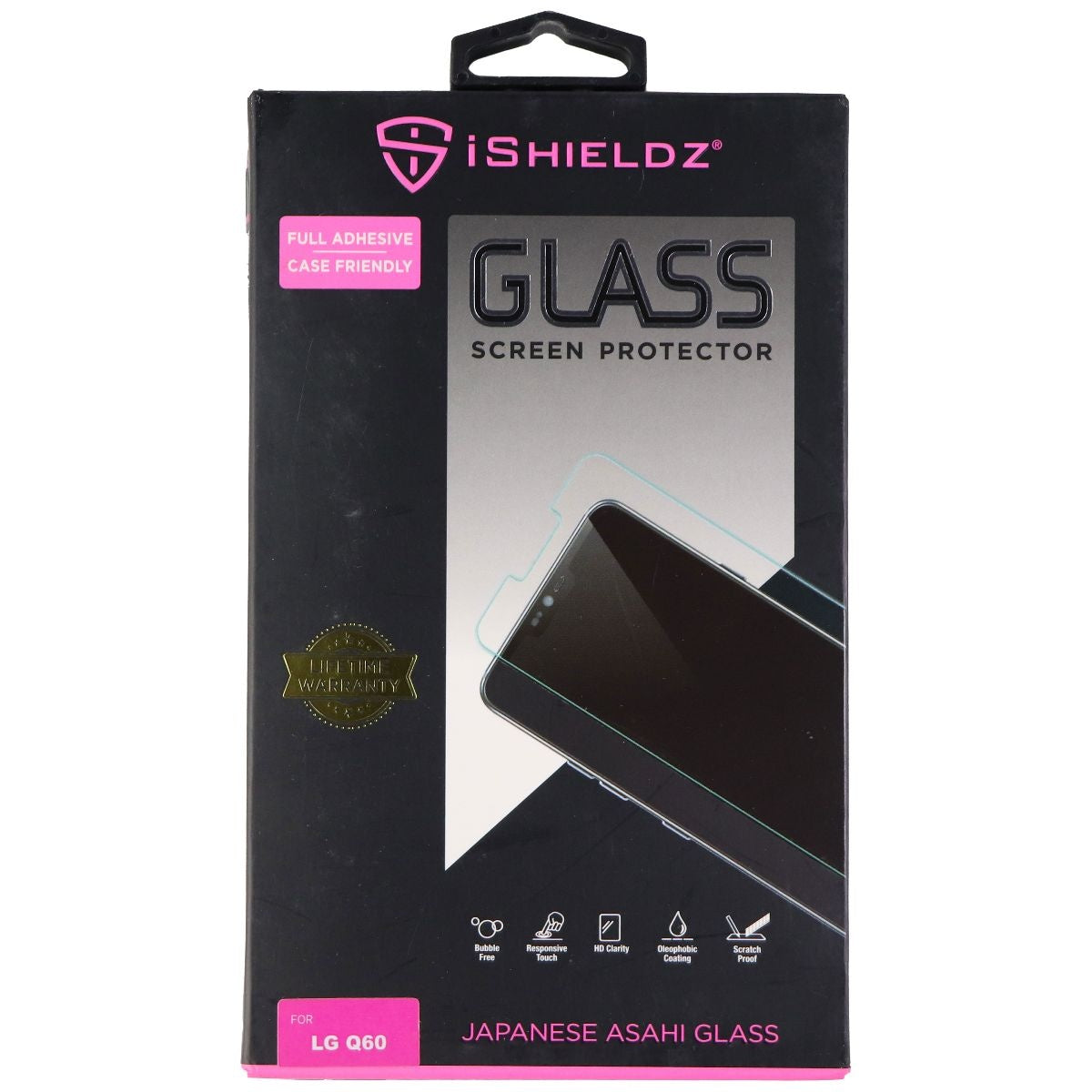 iShieldz Tempered Glass Screen Protector for LG Q60 Smartphones - Clear Cell Phone - Screen Protectors iShieldz - Simple Cell Bulk Wholesale Pricing - USA Seller