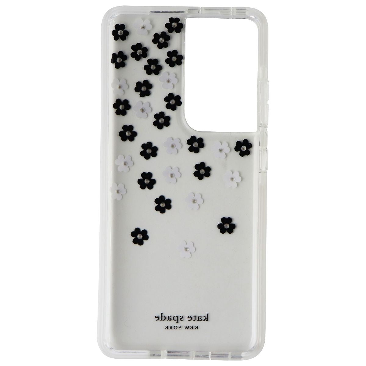 Kate Spade Defensive Hardshell Case for Galaxy S21 Ultra 5G - Scattered Flowers Cell Phone - Cases, Covers & Skins Kate Spade - Simple Cell Bulk Wholesale Pricing - USA Seller