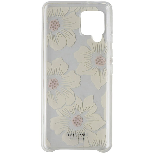 Kate Spade Hardshell Case for Samsung Galaxy A42 5G - Hollyhock Floral Clear Cell Phone - Cases, Covers & Skins Kate Spade - Simple Cell Bulk Wholesale Pricing - USA Seller