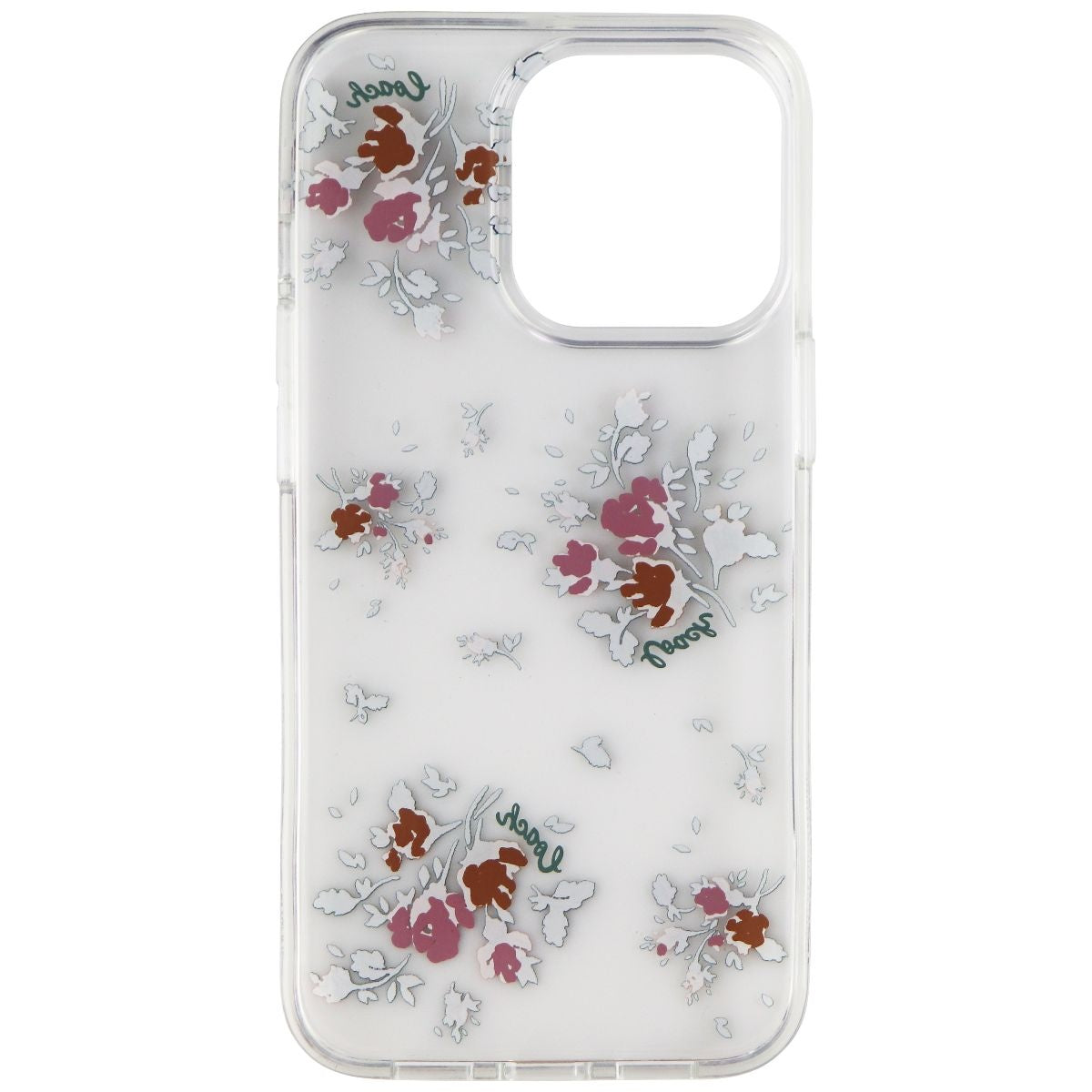 Coach Protective Hardshell Case for iPhone 13 Pro - Rose Bouquet/Clear Cell Phone - Cases, Covers & Skins Coach - Simple Cell Bulk Wholesale Pricing - USA Seller