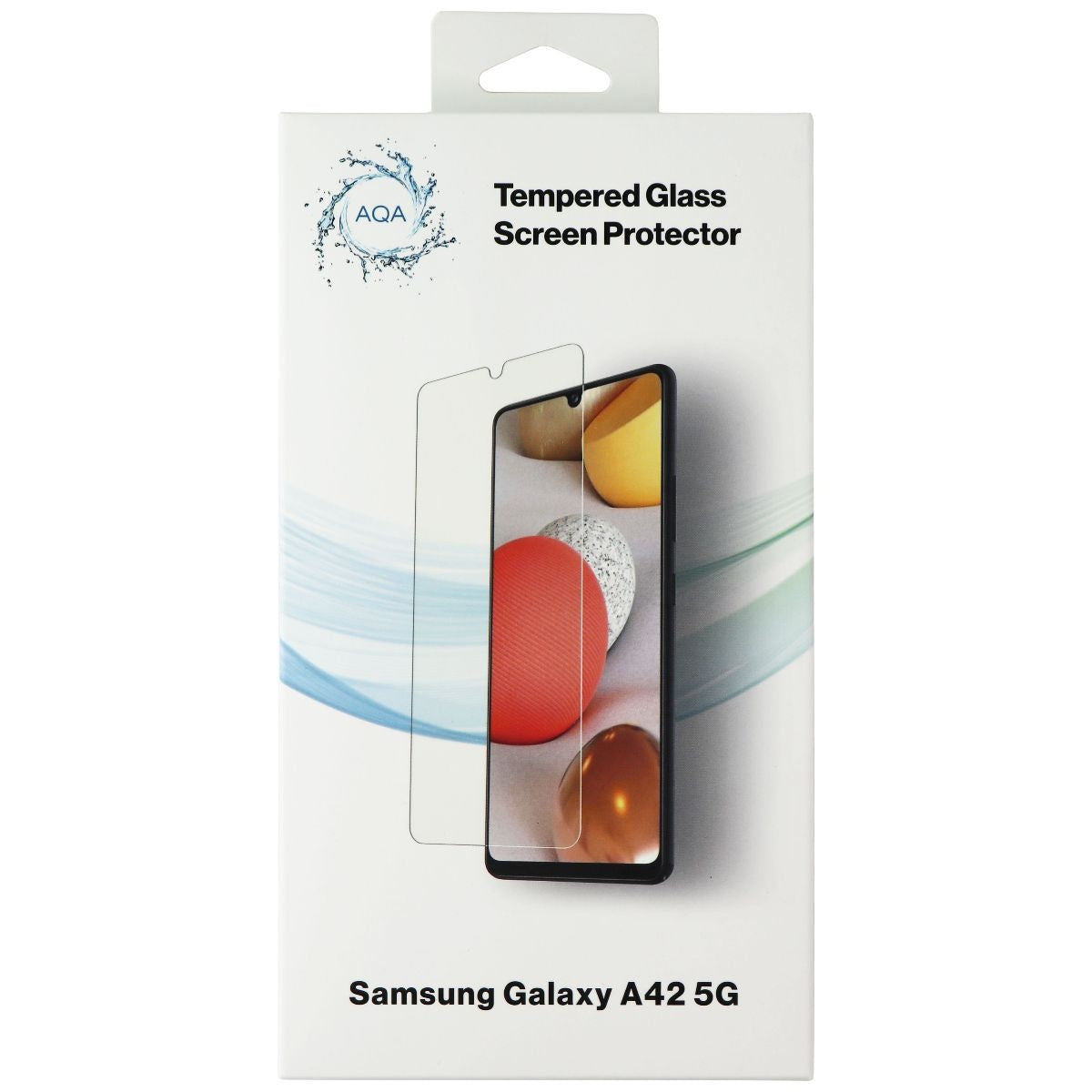 AQA Tempered Glass Screen Protector for Samsung Galaxy A42 5G - Clear Cell Phone - Screen Protectors AQA - Simple Cell Bulk Wholesale Pricing - USA Seller