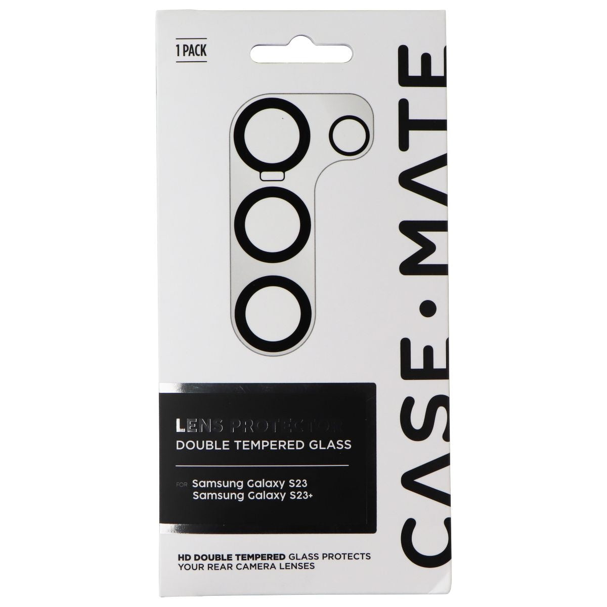 Case-Mate Tempered Glass Camera Lens Protector for Samsung Galaxy S23/S23 Plus Cell Phone - Screen Protectors Case-Mate - Simple Cell Bulk Wholesale Pricing - USA Seller