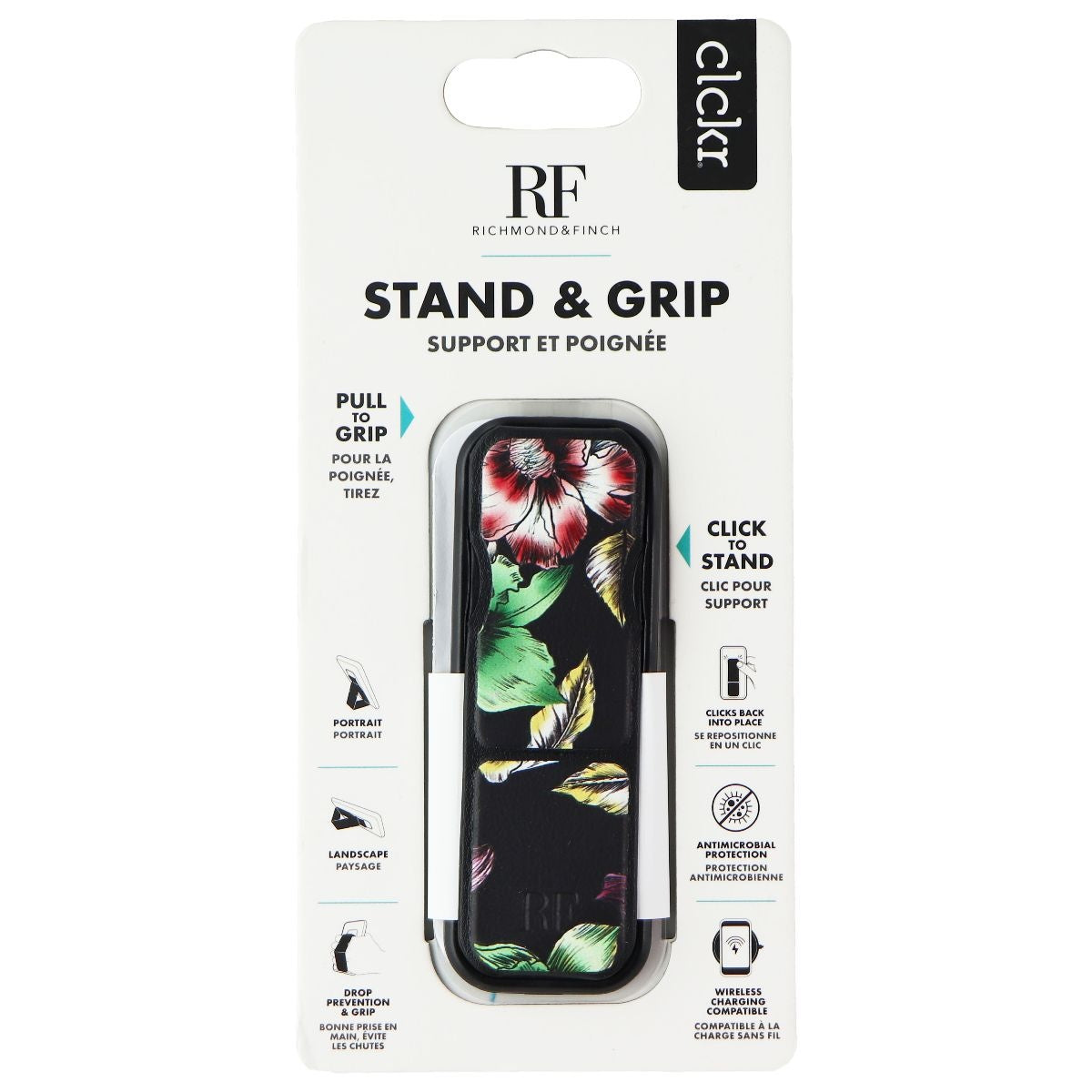 CLCKR Richmond & Finch Phone Grip and Stand for Phones/Tablets - Flower Show Cell Phone - Mounts & Holders Clckr - Simple Cell Bulk Wholesale Pricing - USA Seller