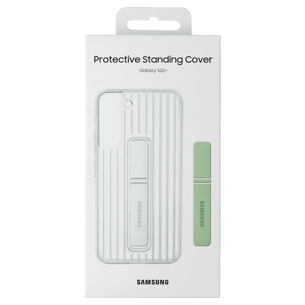 Samsung Protective Standing Cover for Samsung Galaxy (S22+) - White Cell Phone - Cases, Covers & Skins Samsung - Simple Cell Bulk Wholesale Pricing - USA Seller