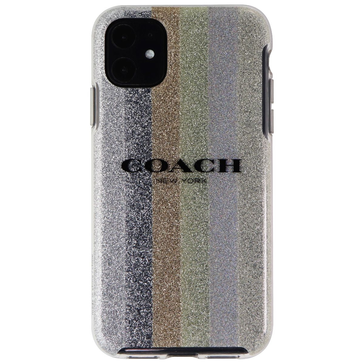 Coach Protective Case for Apple iPhone 11 (6.1-inch) - Glitter Americana Cell Phone - Cases, Covers & Skins Coach - Simple Cell Bulk Wholesale Pricing - USA Seller