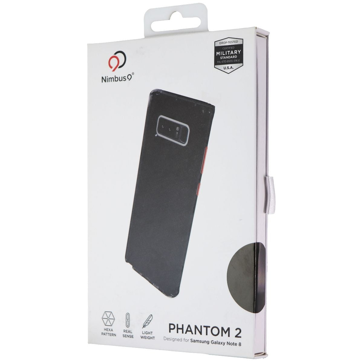 Nimbus9 Phantom 2 Case for Samsung Galaxy Note 8 - Black/Red Cell Phone - Cases, Covers & Skins Nimbus9 - Simple Cell Bulk Wholesale Pricing - USA Seller