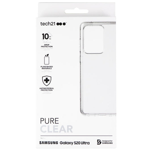 Tech21 Pure Clear Series Hybrid Case for Samsung Galaxy 20 Ultra - Clear Cell Phone - Cases, Covers & Skins Tech21 - Simple Cell Bulk Wholesale Pricing - USA Seller