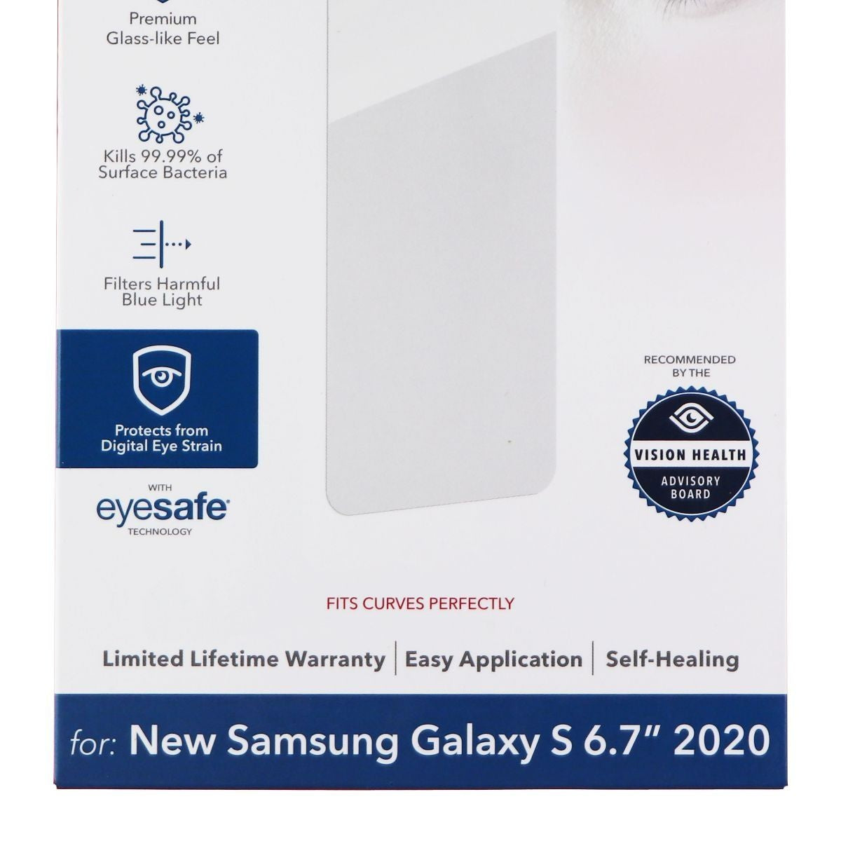 ZAGG Ultra Vision Guard+ Screen Protector for Galaxy S20+ (Plus) - Case Friendly Cell Phone - Screen Protectors Zagg - Simple Cell Bulk Wholesale Pricing - USA Seller
