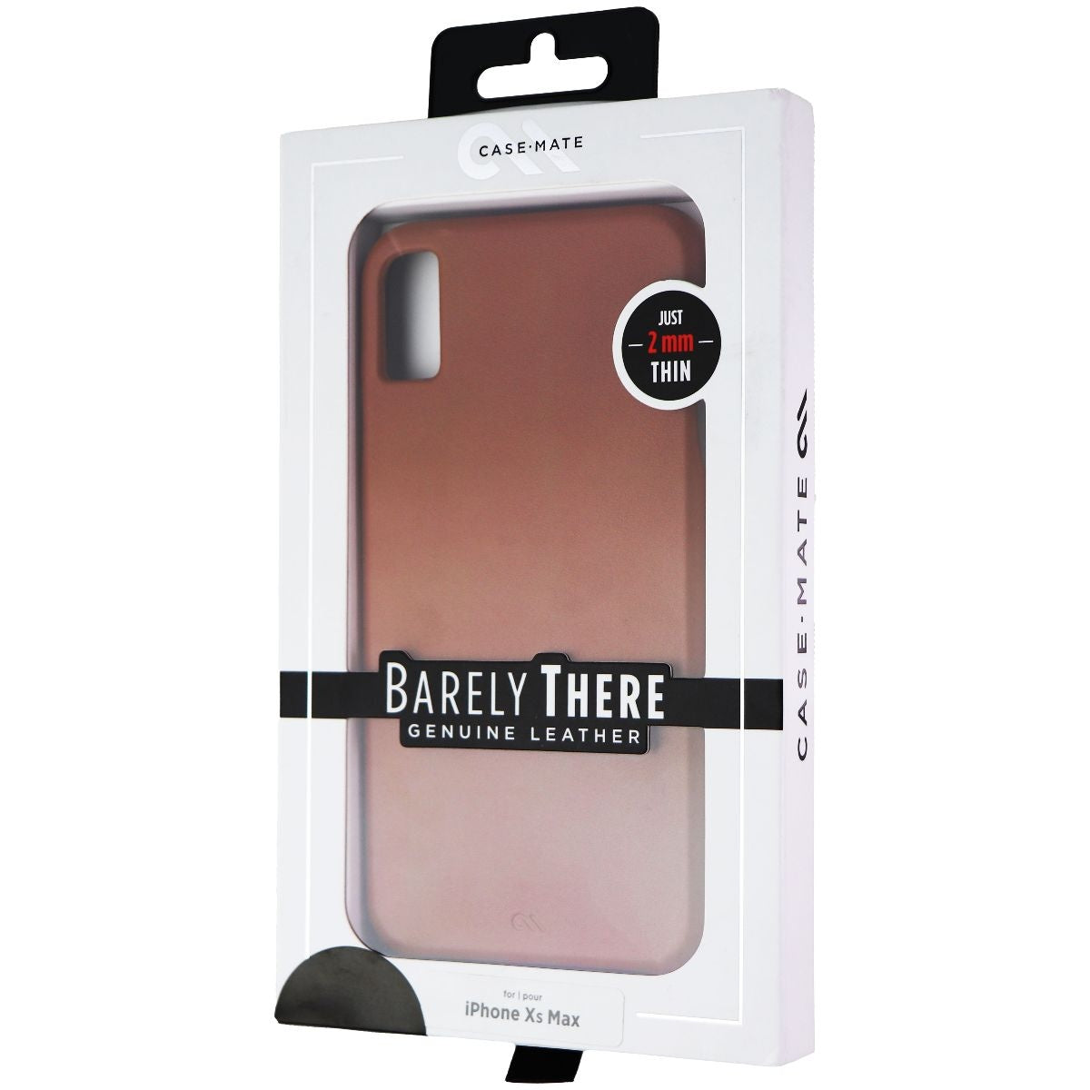 Case-Mate Barely There Genuine Leather Case for iPhone Xs Max - Butterscotch Cell Phone - Cases, Covers & Skins Case-Mate - Simple Cell Bulk Wholesale Pricing - USA Seller
