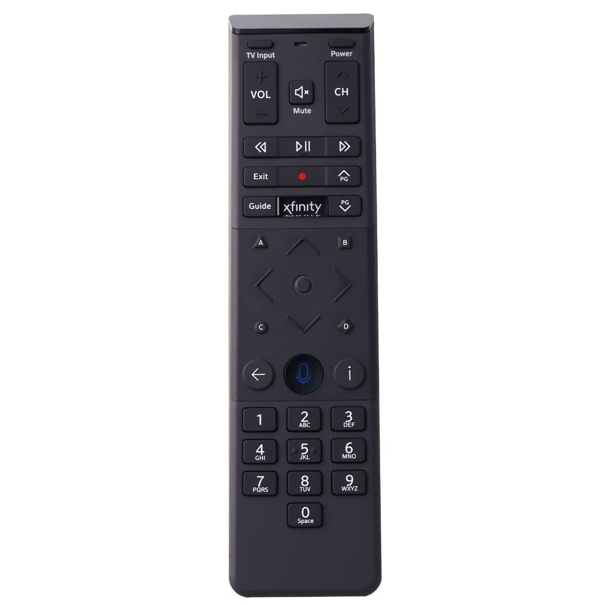 Xfinity Remote Control (XR15-UQ) for Xfinity Cable Boxes and TVs - Black
