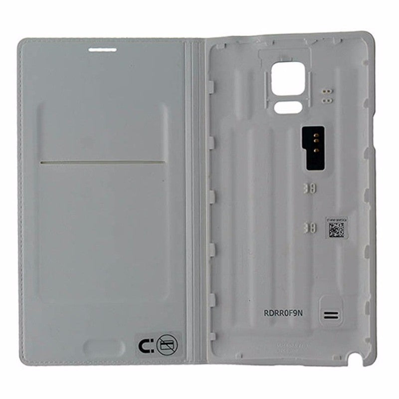 Samsung Flip Wallet Cover for Galaxy Note4 - White Cell Phone - Cases, Covers & Skins Samsung - Simple Cell Bulk Wholesale Pricing - USA Seller