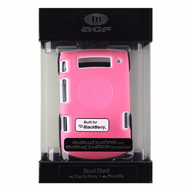 AGF 2 Piece Shell Case and Holster for BlackBerry Torch 9800/9810 - Pink / White Cell Phone - Cases, Covers & Skins Ballistic - Simple Cell Bulk Wholesale Pricing - USA Seller