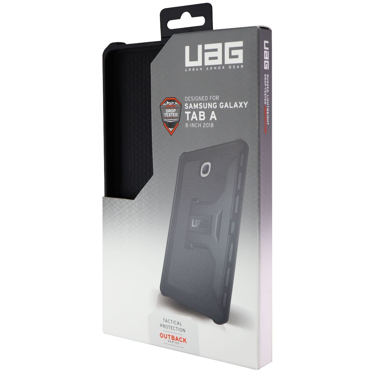 UAG Outback Series Case for Samsung Galaxy Tab A (8.0) 2018 (SM-T387) - Black iPad/Tablet Accessories - Cases, Covers, Keyboard Folios Urban Armor Gear - Simple Cell Bulk Wholesale Pricing - USA Seller