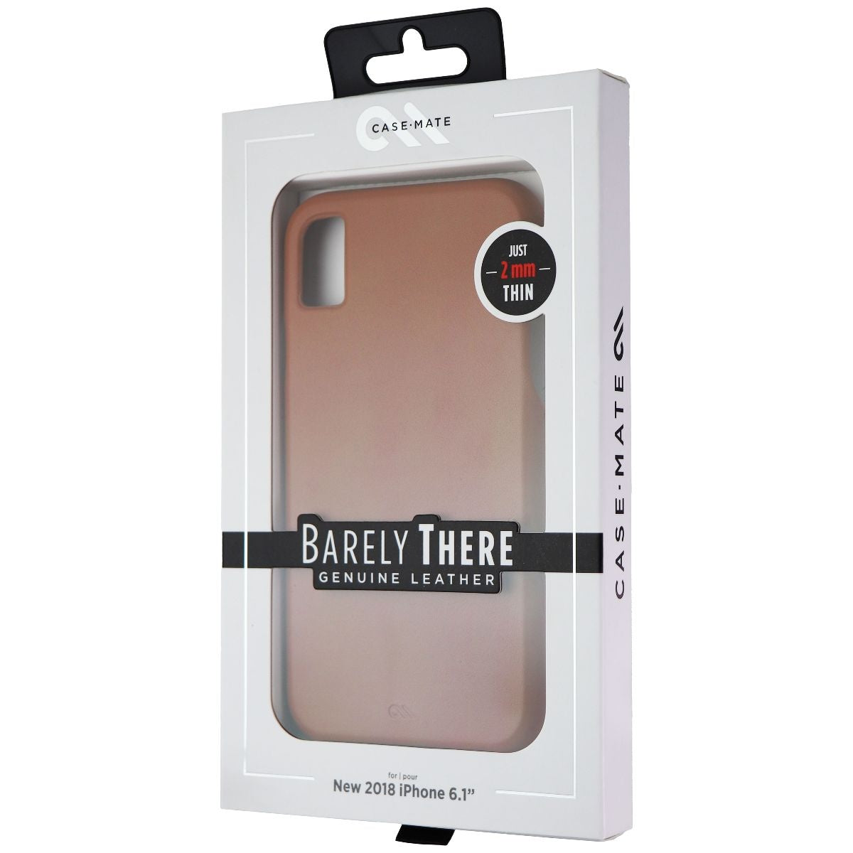 Case-Mate Barely There Leather Case for Apple iPhone XR - Butterscotch Brown