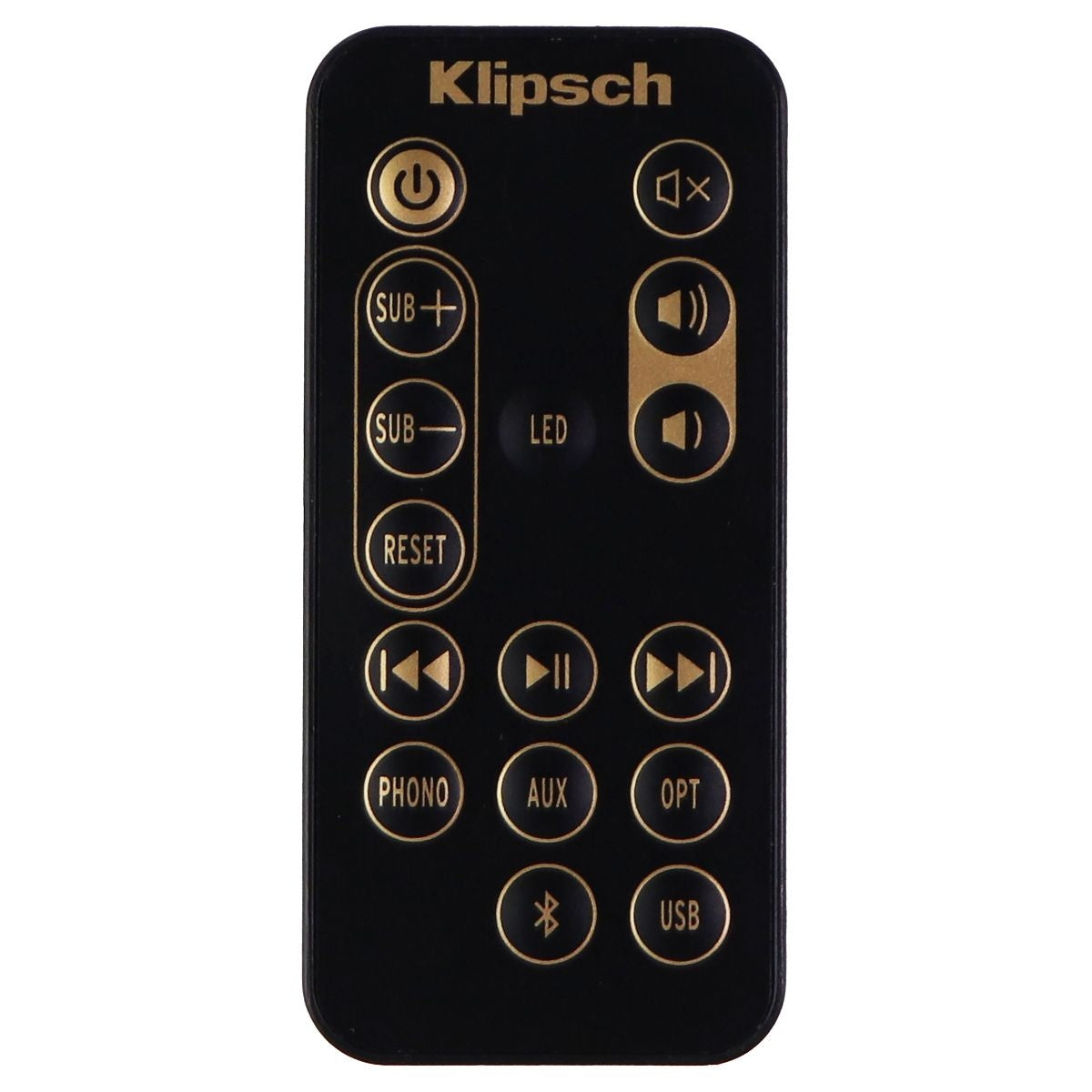 Klipsch Audio System & Subwoofer OEM Remote Control - Black TV, Video & Audio Accessories - Remote Controls Klipsch - Simple Cell Bulk Wholesale Pricing - USA Seller