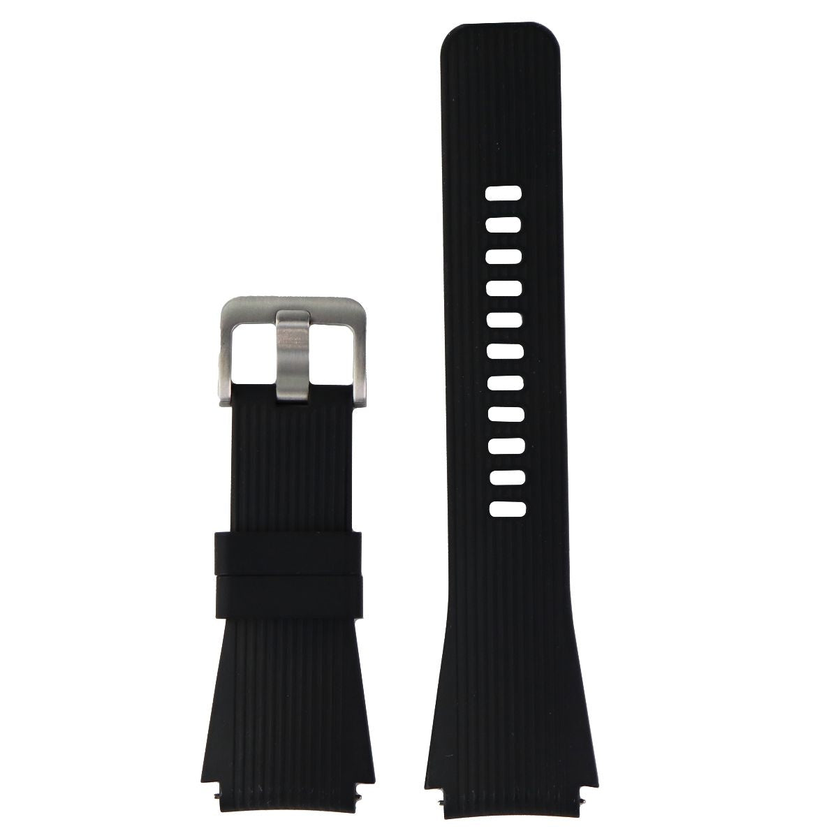 Samsung Galaxy Watch Silicone Replacement Band (22mm) - Black LARGE Smart Watch Accessories - Watch Bands Samsung - Simple Cell Bulk Wholesale Pricing - USA Seller