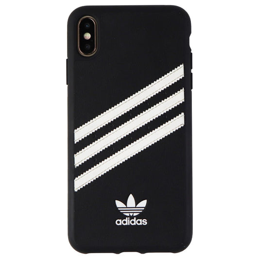 Adidas 3-Stripes Hybrid Case for Apple iPhone Xs Max - Black/White Stripes Cell Phone - Cases, Covers & Skins Adidas - Simple Cell Bulk Wholesale Pricing - USA Seller