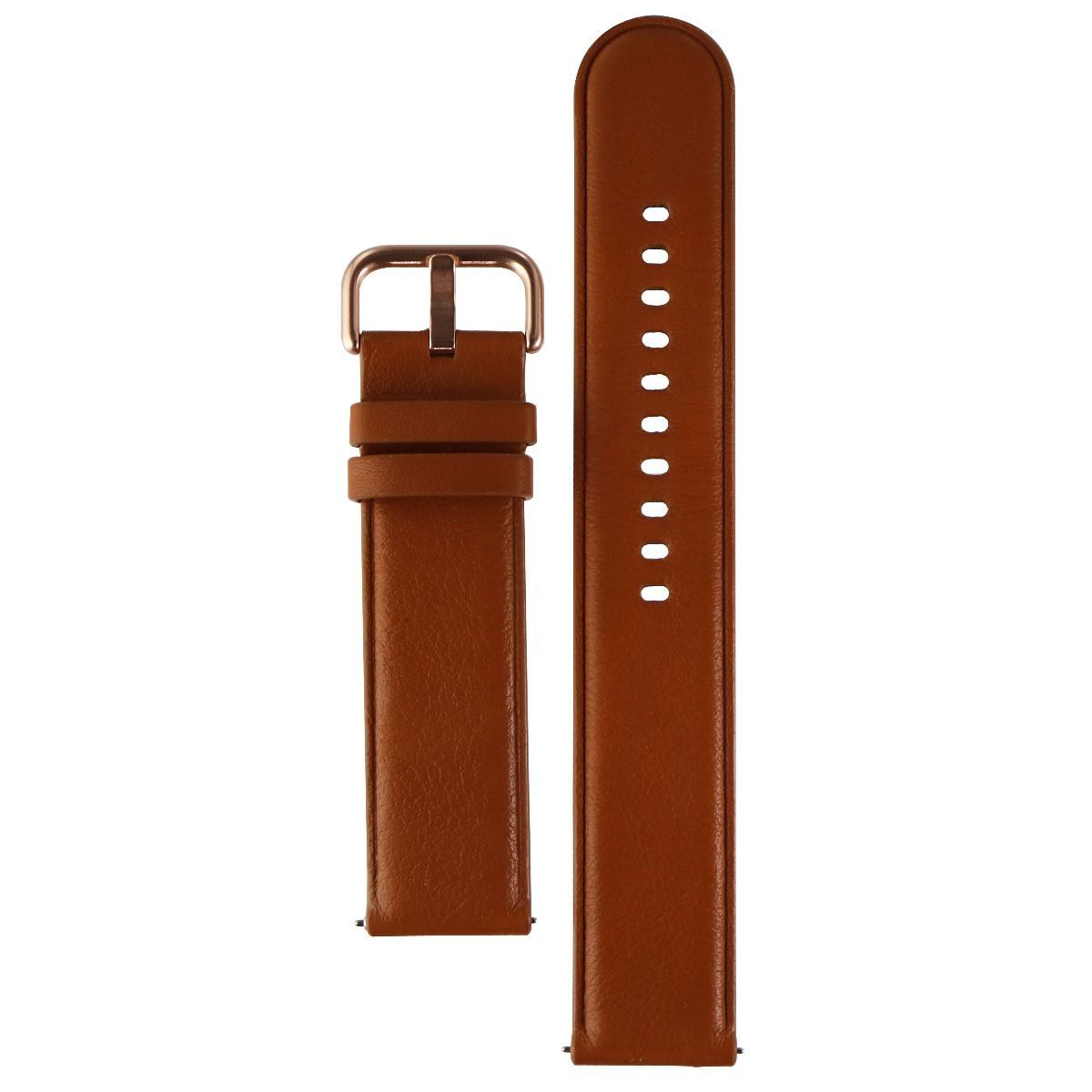 Samsung (20mm) Leather Band for Galaxy Watch3 (41mm)/Active/Watch (42mm) - Brown Smart Watch Accessories - Watch Bands Samsung - Simple Cell Bulk Wholesale Pricing - USA Seller