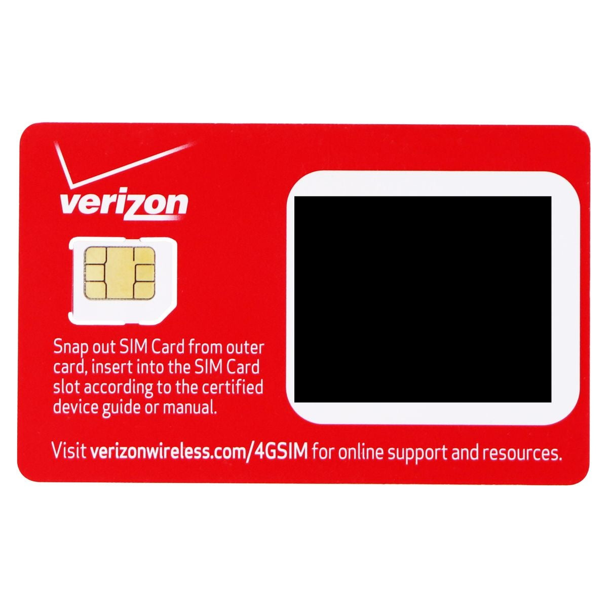 Verizon Wireless 4G LTE Micro SIM Card (BULKSIM-NFC-D) Phone Cards & SIM Cards Verizon - Simple Cell Bulk Wholesale Pricing - USA Seller