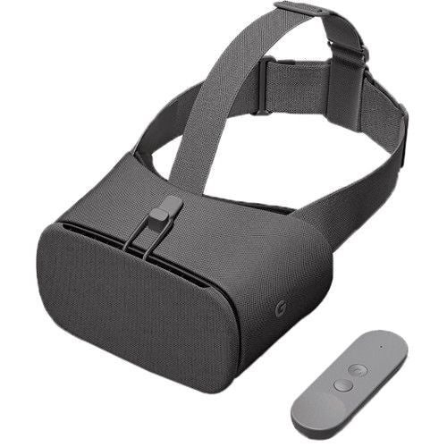 Genuine Google DayDream View VR Headset and Controller - Charcoal Gray / GA00204 Virtual Reality - Smartphone VR Headsets Google - Simple Cell Bulk Wholesale Pricing - USA Seller